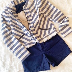 Sz 2 Rebecca Minkoff Fringe-Trim Salinas Jacket